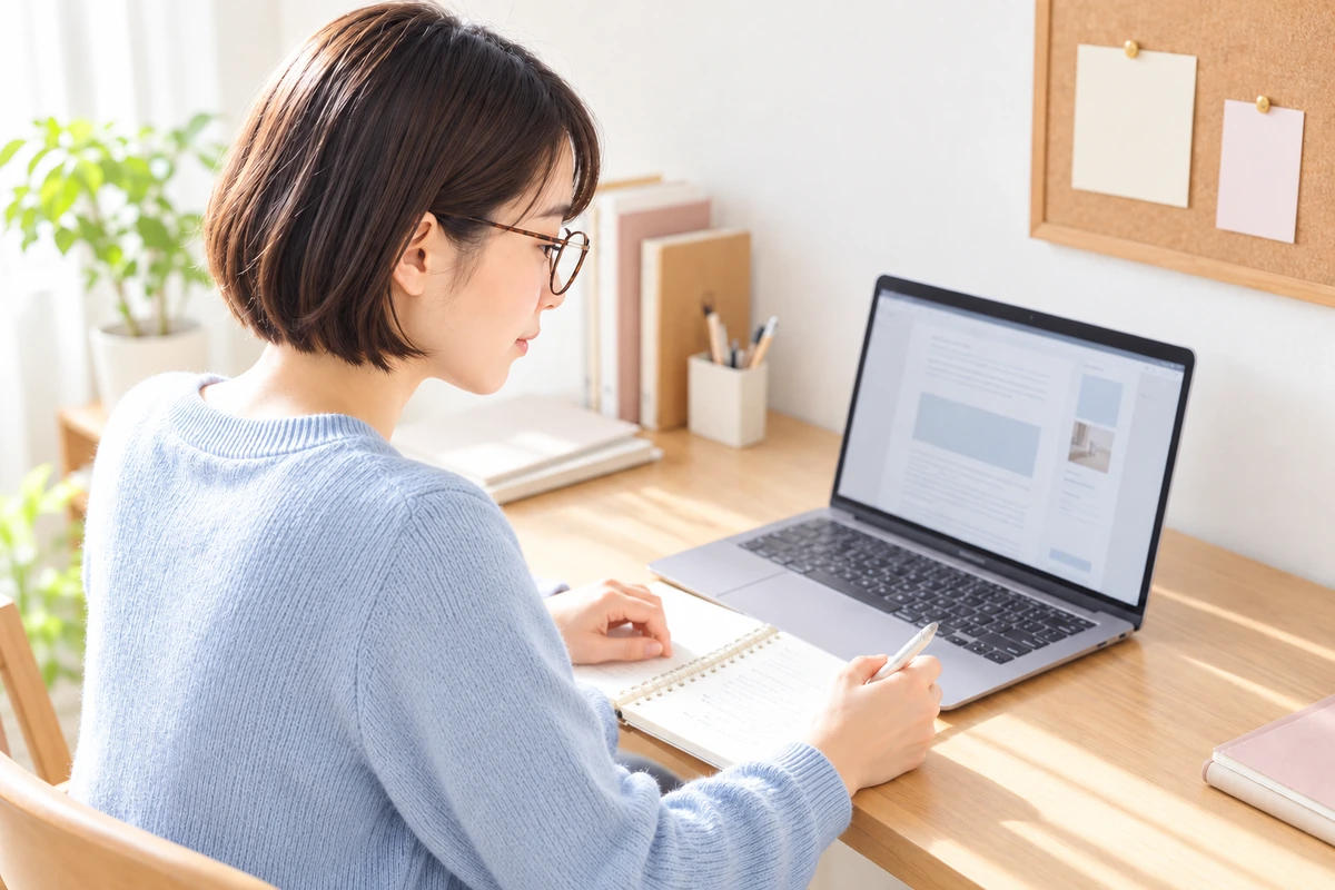 仕事の進め方を練習する