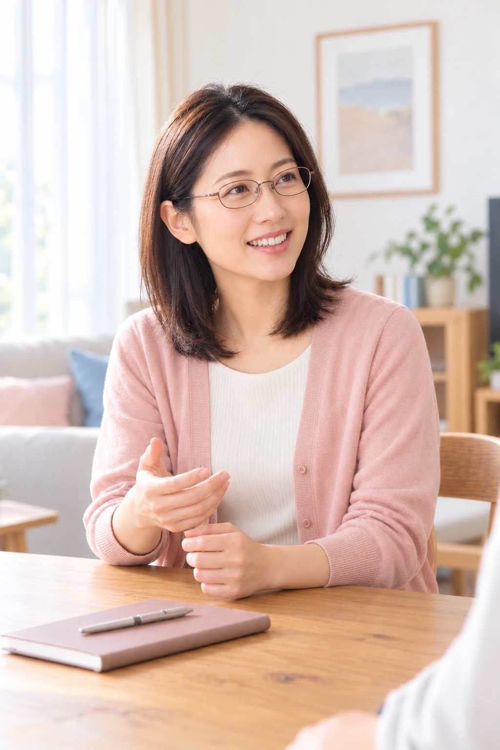 暮らしと働き方について話す女性の掲載イメージ