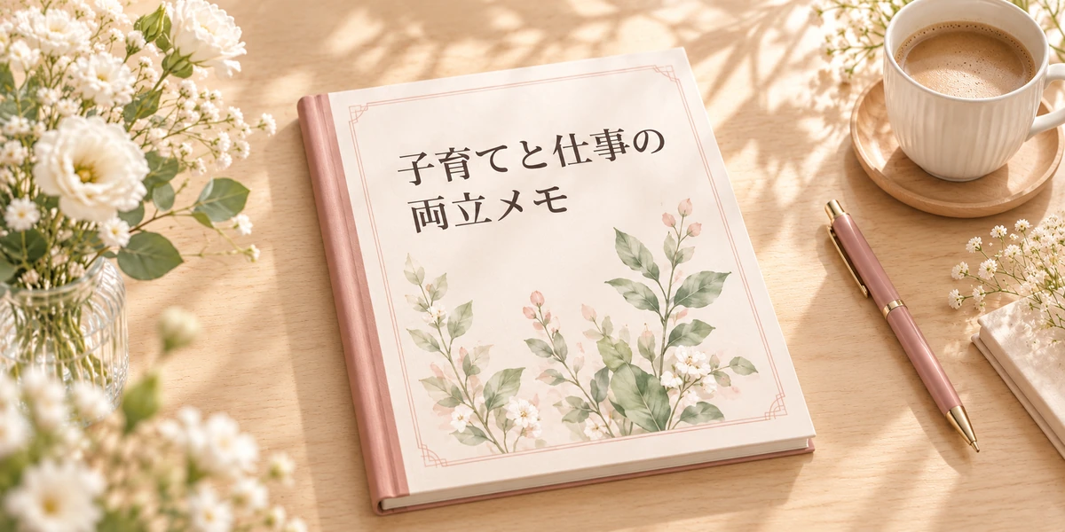 子育てと仕事の両立メモの表紙